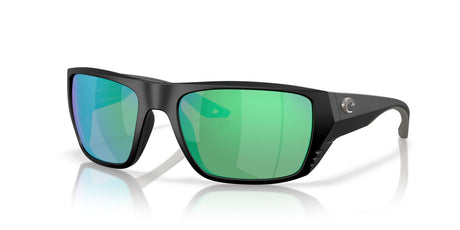 Costa Del Mar Finlet 06S9118 911802 59 Matte Black/ Green Mirror