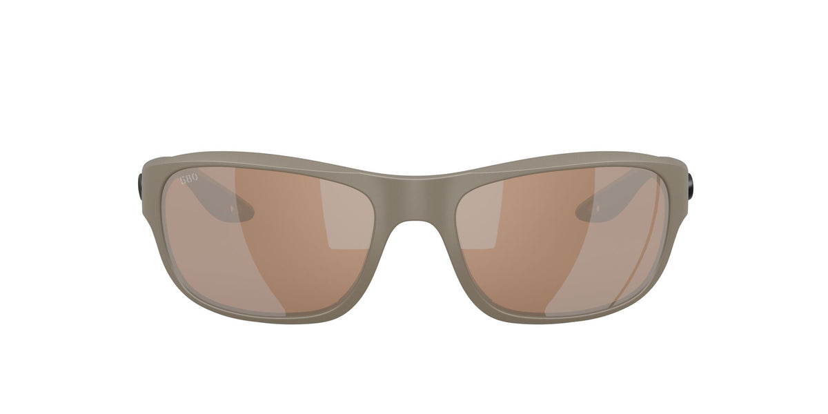 Costa Del Mar Clipperton 06S9119 911911 58 Matte Sand/ Copper Silver Mirror