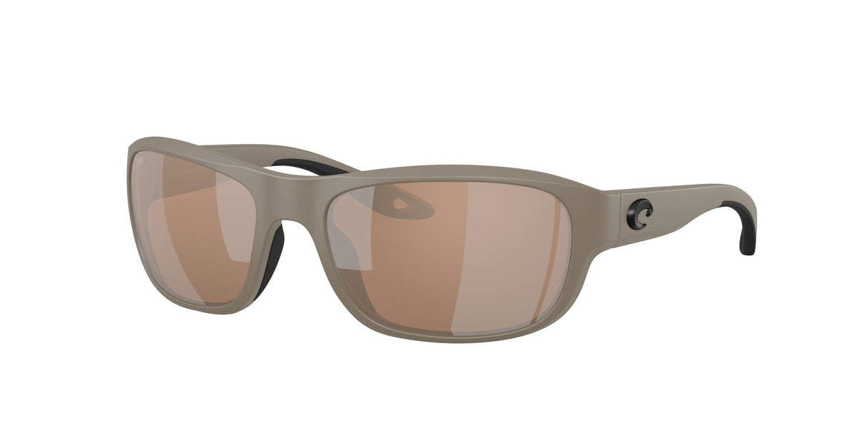 Costa Del Mar Clipperton 06S9119 911911 58 Matte Sand/ Copper Silver Mirror