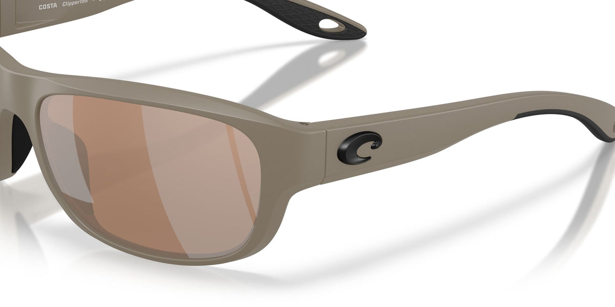 Costa Del Mar Clipperton 06S9119 911911 58 Matte Sand/ Copper Silver Mirror