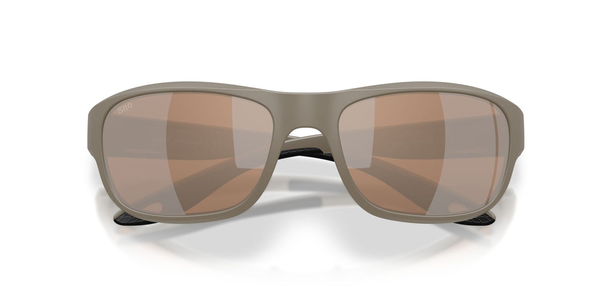 Costa Del Mar Clipperton 06S9119 911911 58 Matte Sand/ Copper Silver Mirror