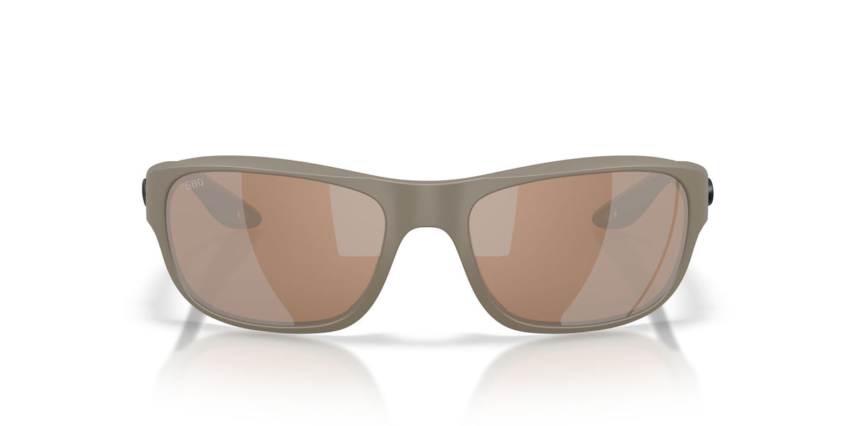 Costa Del Mar Clipperton 06S9119 911911 58 Matte Sand/ Copper Silver Mirror
