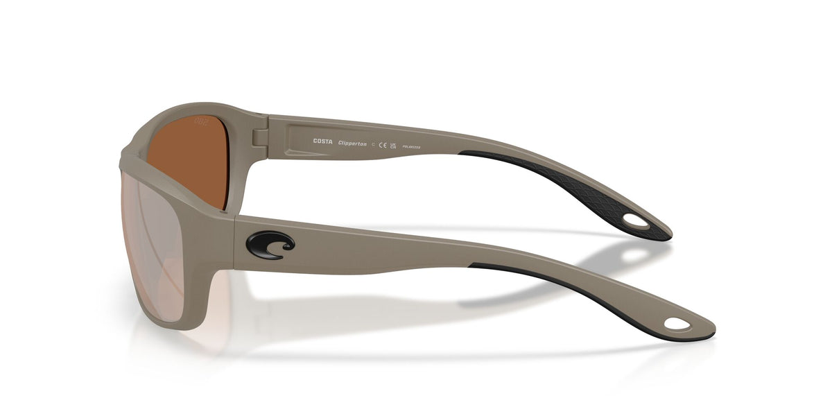 Costa Del Mar Clipperton 06S9119 911911 58 Matte Sand/ Copper Silver Mirror