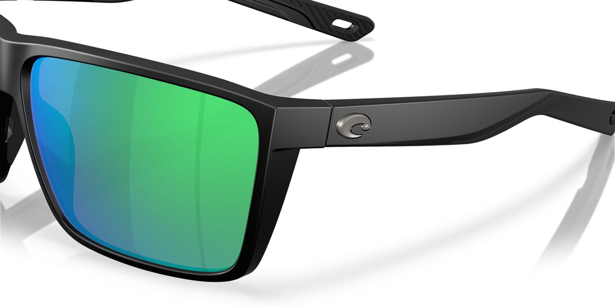 Costa Del Mar Rincon Ii 6S9121 912105 64 Matte Black / Green Mirror 580p