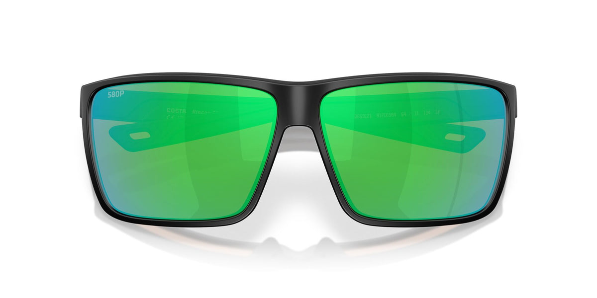 Costa Del Mar Rincon Ii 6S9121 912105 64 Matte Black / Green Mirror 580p