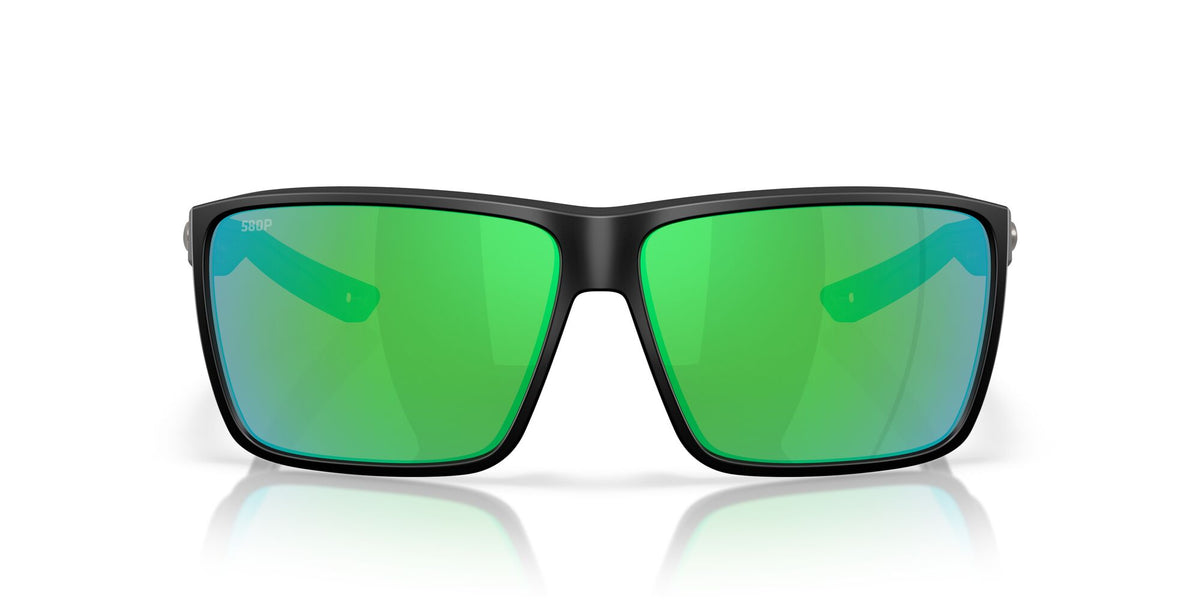 Costa Del Mar Rincon Ii 6S9121 912105 64 Matte Black / Green Mirror 580p