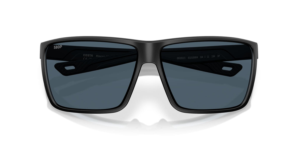 Costa Del Mar Rincon Ii 6S9121 912106 64 Matte Black / Gray 580p