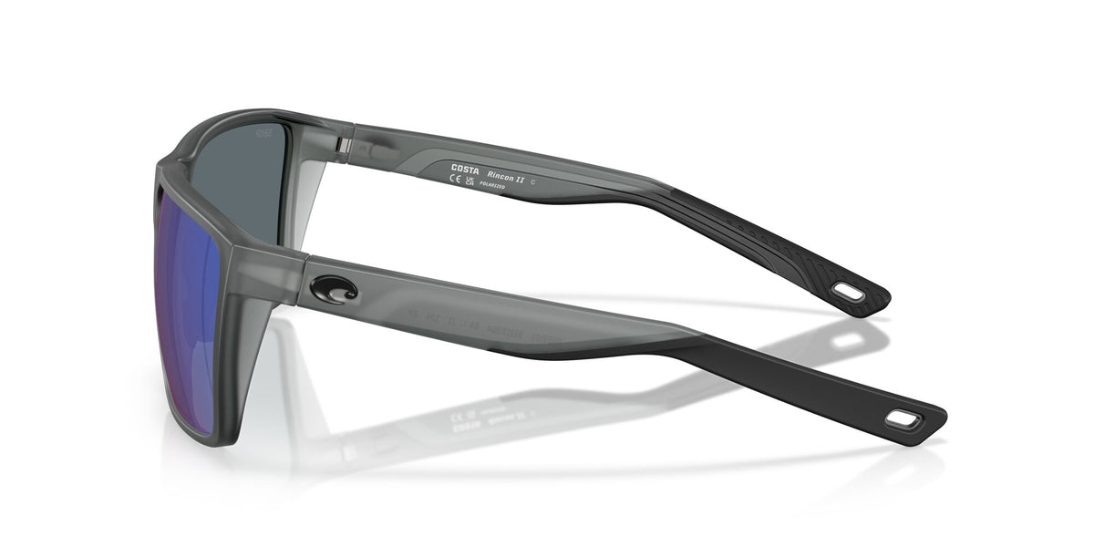 Costa Del Mar Rincon Ii 6S9121 912109 64 Matte Smoke Crystal / Blue Mirror 580p