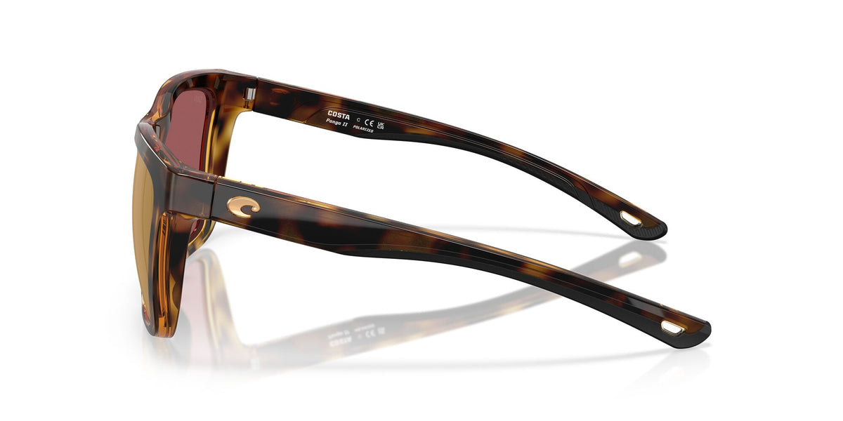 Costa Del Mar Panga Ii 6S9122 912203 57 Tortoise / Gold Mirror 580g