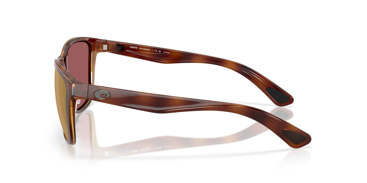 Costa Del Mar Corrientes 6S9124 912407 57 Tortoise / Gold Mirror 580g