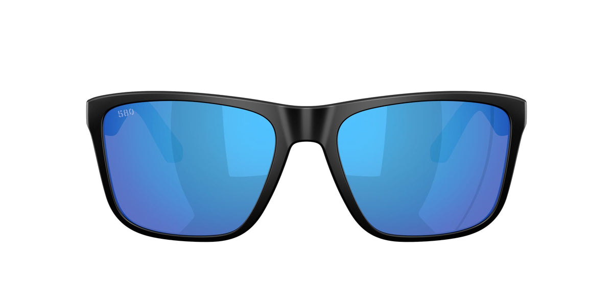 Costa Del Mar Los Alijos 6S9126 912601 59 Matte Black / Blue Mirror