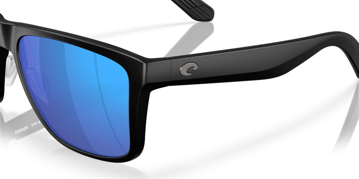 Costa Del Mar Los Alijos 6S9126 912601 59 Matte Black / Blue Mirror