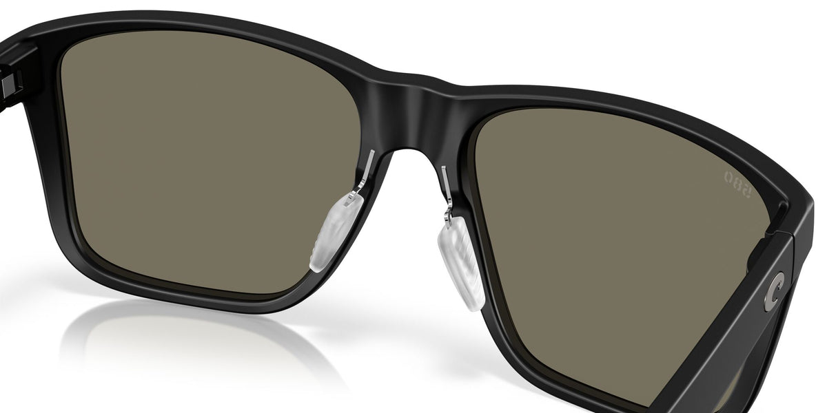 Costa Del Mar Los Alijos 6S9126 912601 59 Matte Black / Blue Mirror