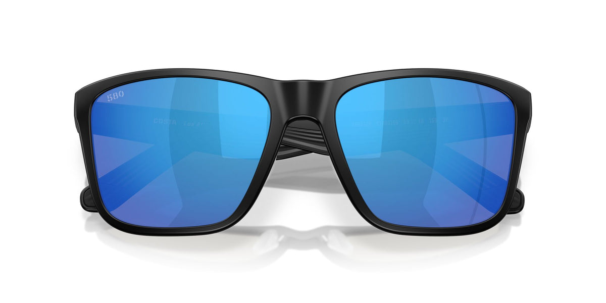 Costa Del Mar Los Alijos 6S9126 912601 59 Matte Black / Blue Mirror