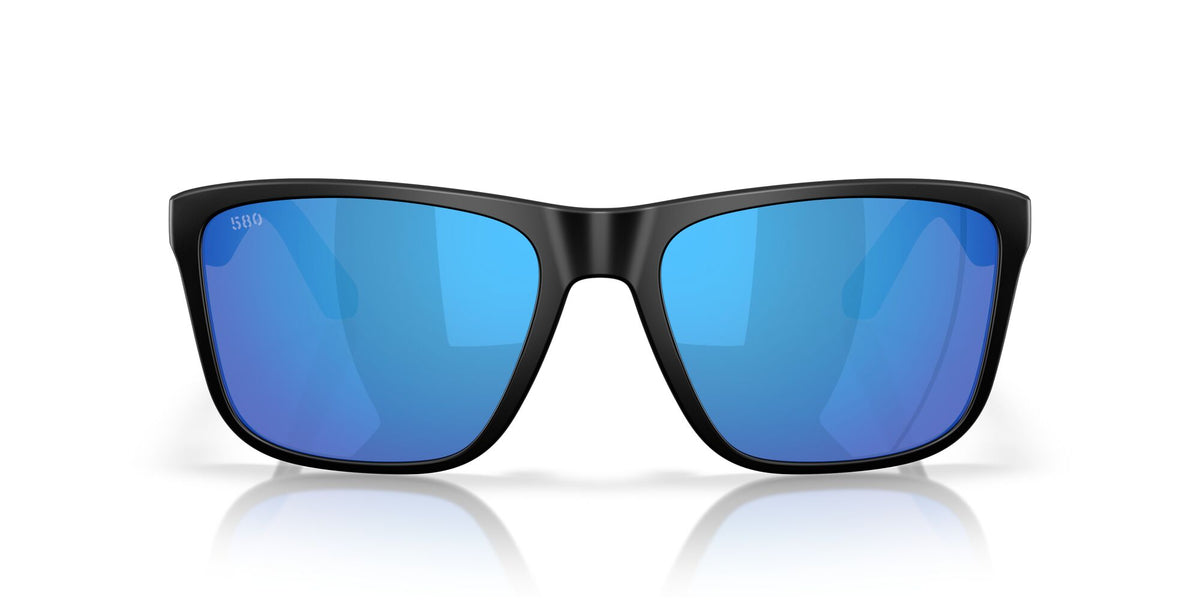 Costa Del Mar Los Alijos 6S9126 912601 59 Matte Black / Blue Mirror