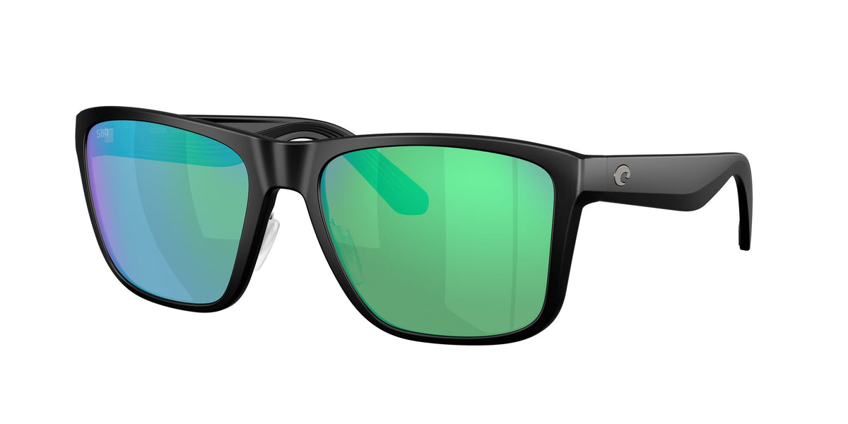 Costa Del Mar Los Alijos 6S9126 912602 59 Matte Black / Green Mirror