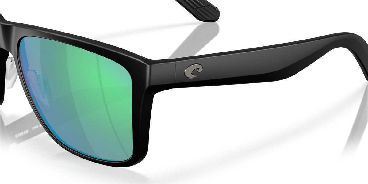 Costa Del Mar Los Alijos 6S9126 912602 59 Matte Black / Green Mirror