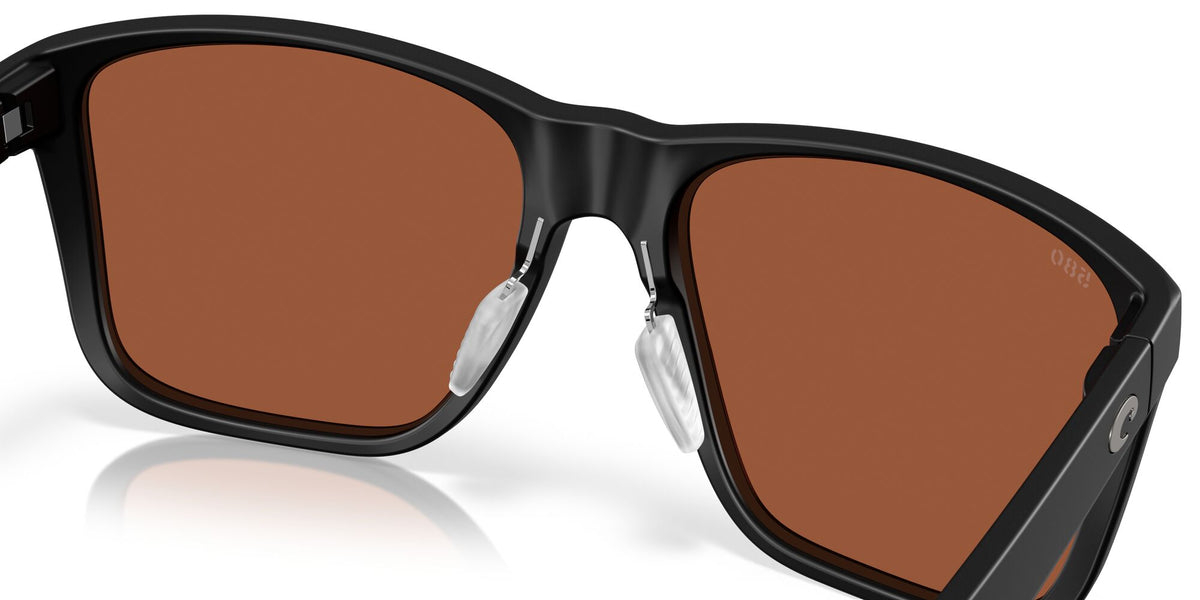 Costa Del Mar Los Alijos 6S9126 912602 59 Matte Black / Green Mirror