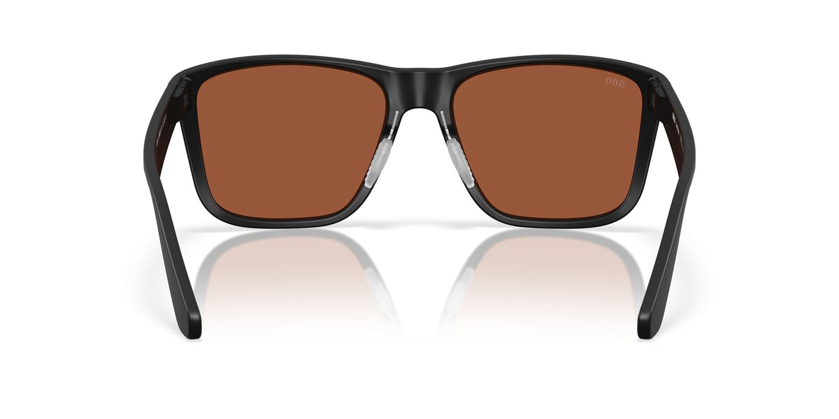 Costa Del Mar Los Alijos 6S9126 912602 59 Matte Black / Green Mirror