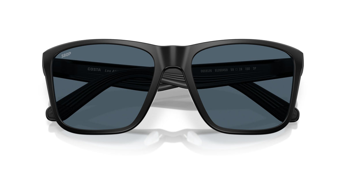 Costa Del Mar Los Alijos 6S9126 912604 59 Matte Black / Gray