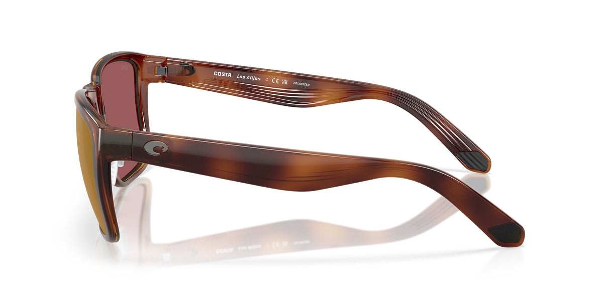 Costa Del Mar Los Alijos 6S9126 912606 59 Tortoise / Gold Mirror