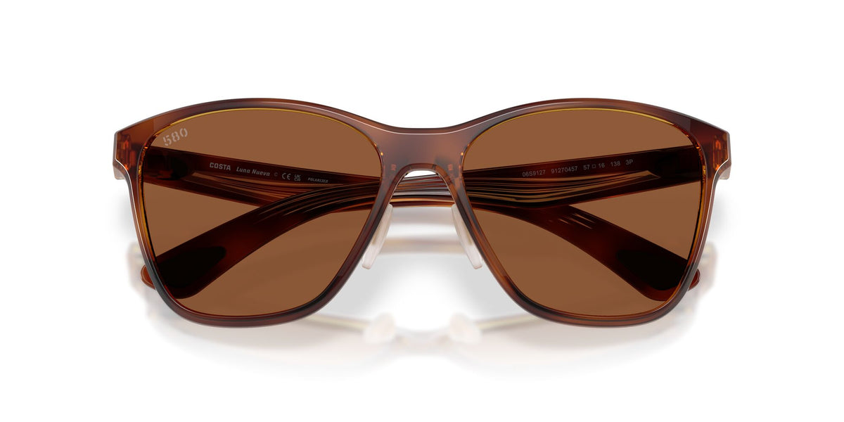 Costa Del Mar Luna Nueva 06S9127 912704 57 Tortoise/ Copper
