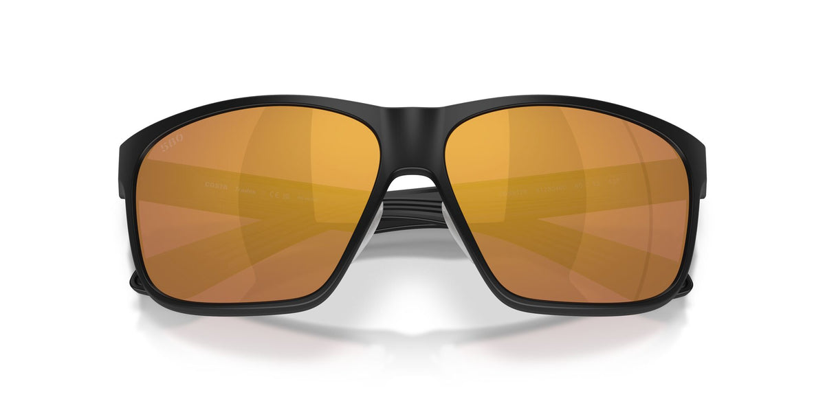 Costa Del Mar Trades 06S9128 912804 60 Matte Black/ Gold Mirror