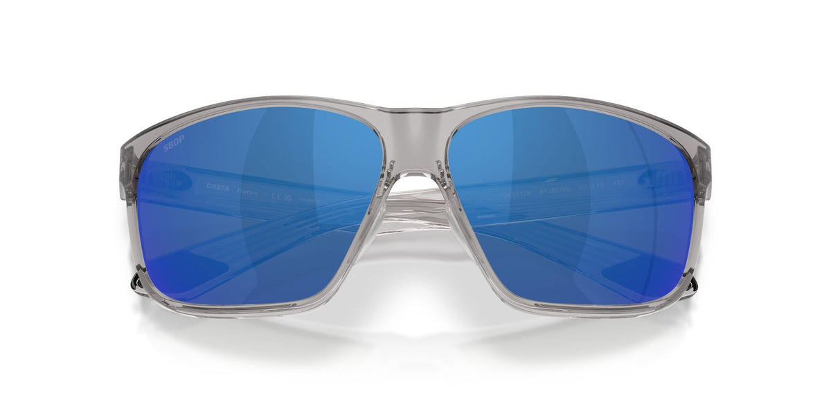 Costa Del Mar Trades 06S9128 912807 60 Gray Crystal/ Blue Mirror