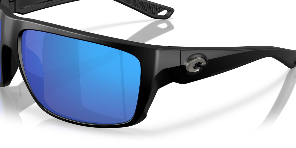 Costa Del Mar Fly Line 6S9129 912902 64 Matte Black / Blue Mirror