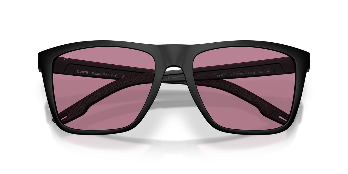 Costa Del Mar Mainsail Xl 06S9131 913102 59 Matte Black/ Rose