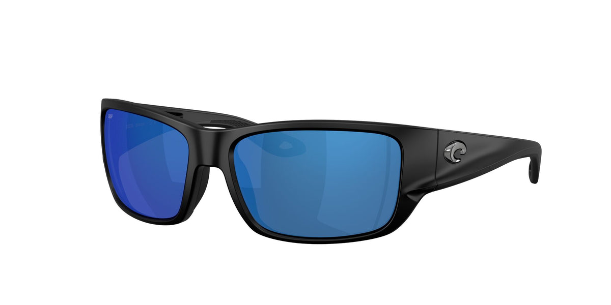 Costa Del Mar Schoolie 06S9132 913202 56 Matte Black/ Blue Mirror