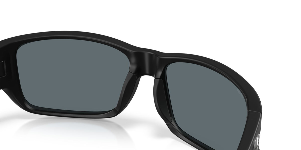 Costa Del Mar Schoolie 06S9132 913202 56 Matte Black/ Blue Mirror