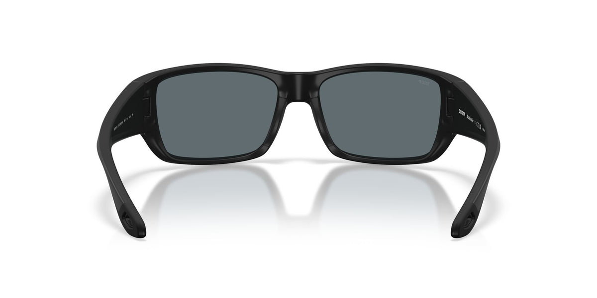 Costa Del Mar Schoolie 06S9132 913202 56 Matte Black/ Blue Mirror