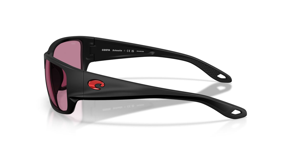 Costa Del Mar Schoolie 06S9132 913204 56 Matte Black/ Rose