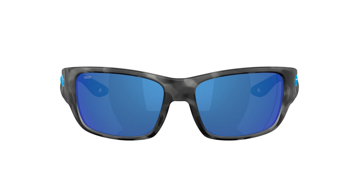 Costa Del Mar Schoolie 06S9132 913205 56 Matt Tiger Shark/ Blue Mirror