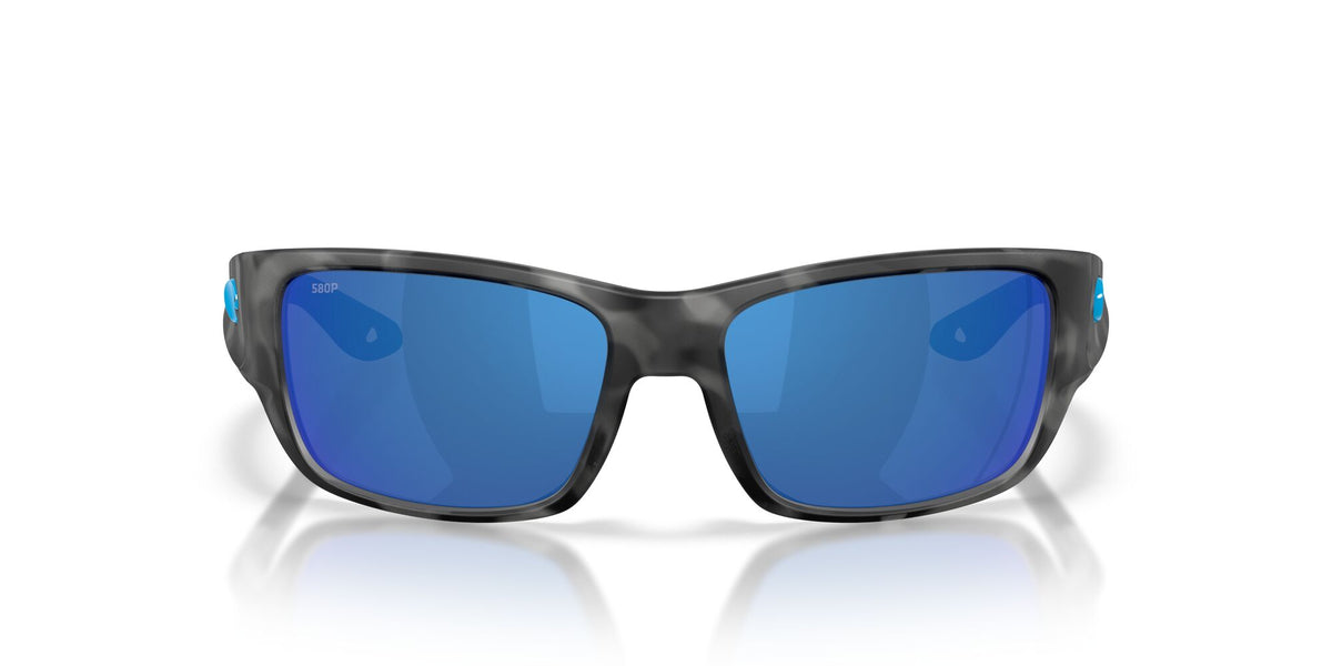 Costa Del Mar Schoolie 06S9132 913205 56 Matt Tiger Shark/ Blue Mirror