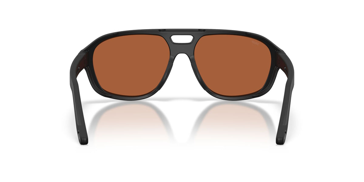 Costa Del Mar Street Heat 06S9133 913302 55 Matte Black/ Green Mirror
