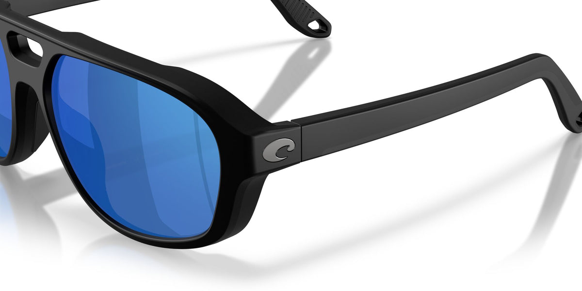 Costa Del Mar Street Heat 06S9133 913303 55 Matte Black/ Blue Mirror