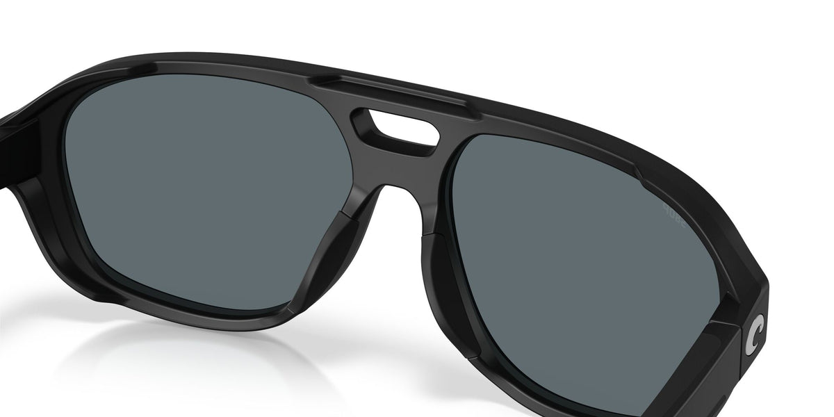 Costa Del Mar Street Heat 06S9133 913303 55 Matte Black/ Blue Mirror