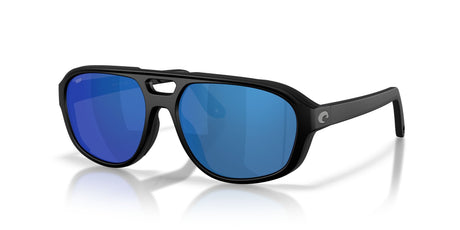 Costa Del Mar Street Heat 06S9133 913303 55 Matte Black/ Blue Mirror
