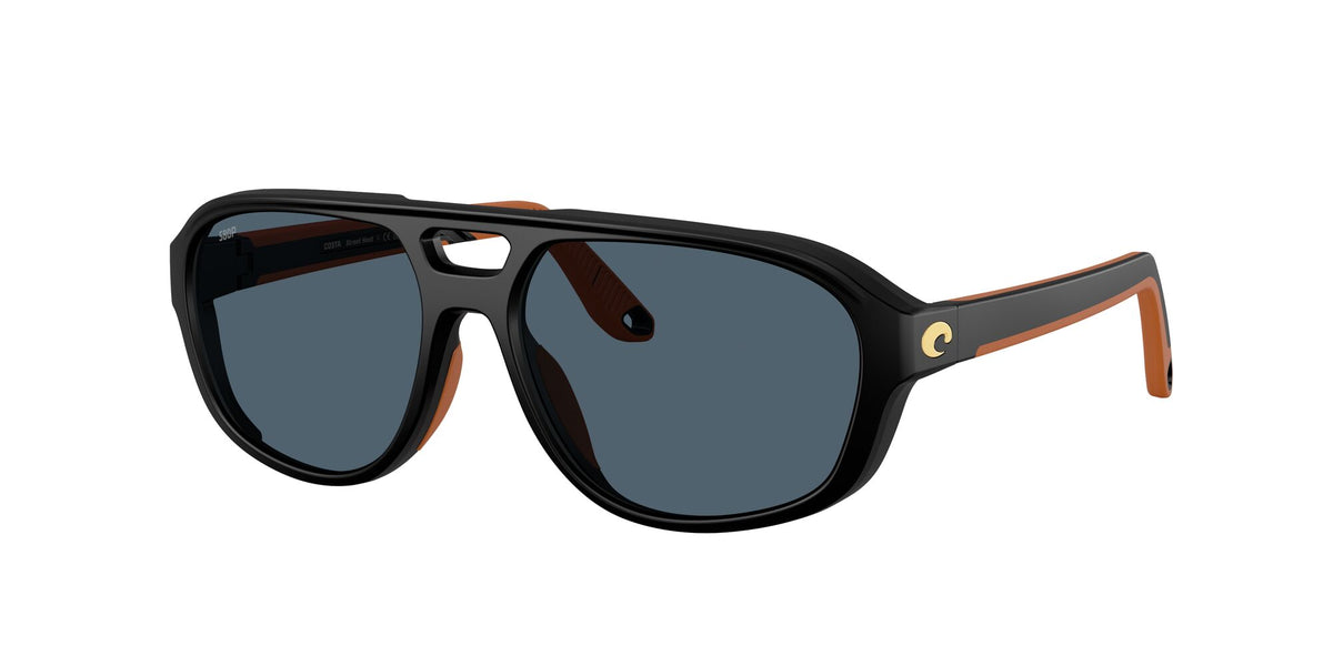 Costa Del Mar Street Heat 06S9133 913304 55 Matte Black/ Gray