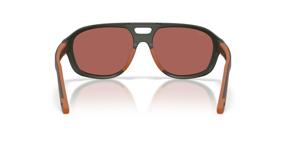 Costa Del Mar Street Heat 06S9133 913305 55 Matte Olive/ Gold Mirror