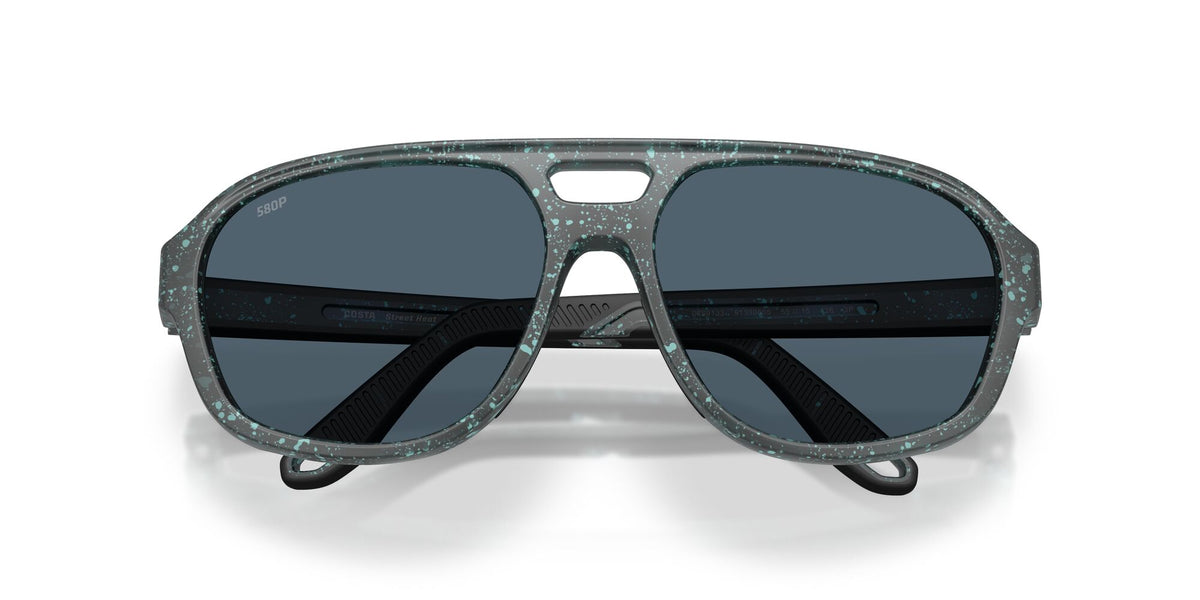 Costa Del Mar Street Heat 06S9133 913306 55 Matt Aqua Drip/ Gray