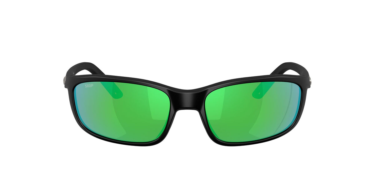 Costa Del Mar Brine Ii 06S9134 913403 59 Matte Black/ Green Mirror