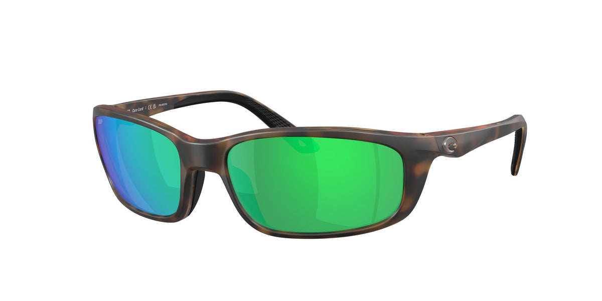 Costa Del Mar Brine Ii 06S9134 913408 59 Matte Tortoise/ Green Mirror