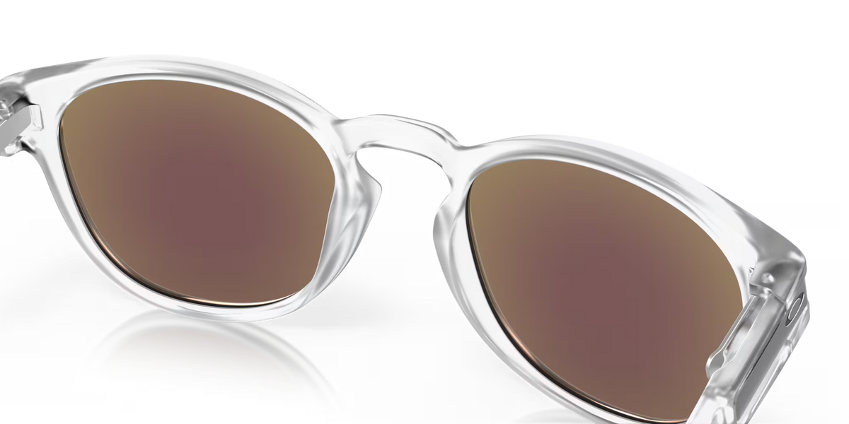 Oakley Latch 0OO926592657653 Matte Clear/ Prizm Sapphire