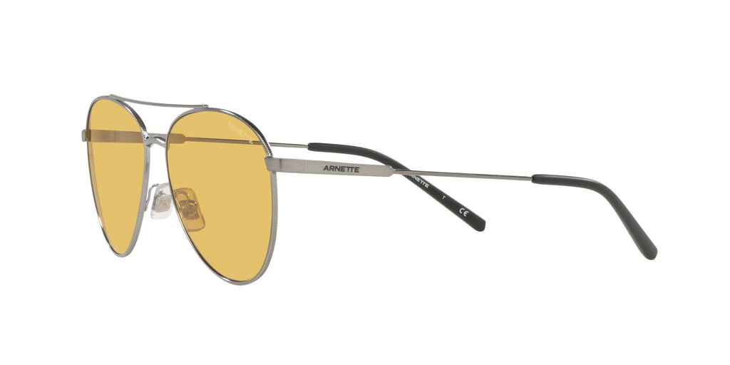 Arnette Sidecar 0AN3085 738/85 58 Brushed Gunmetal / Yellow 58 / Plastic / Metal