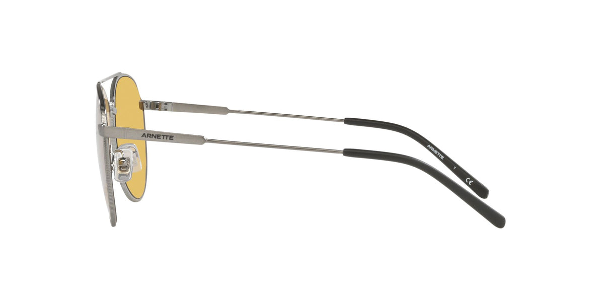 Arnette Sidecar 0AN3085 738/85 58 Brushed Gunmetal / Yellow 58 / Plastic / Metal