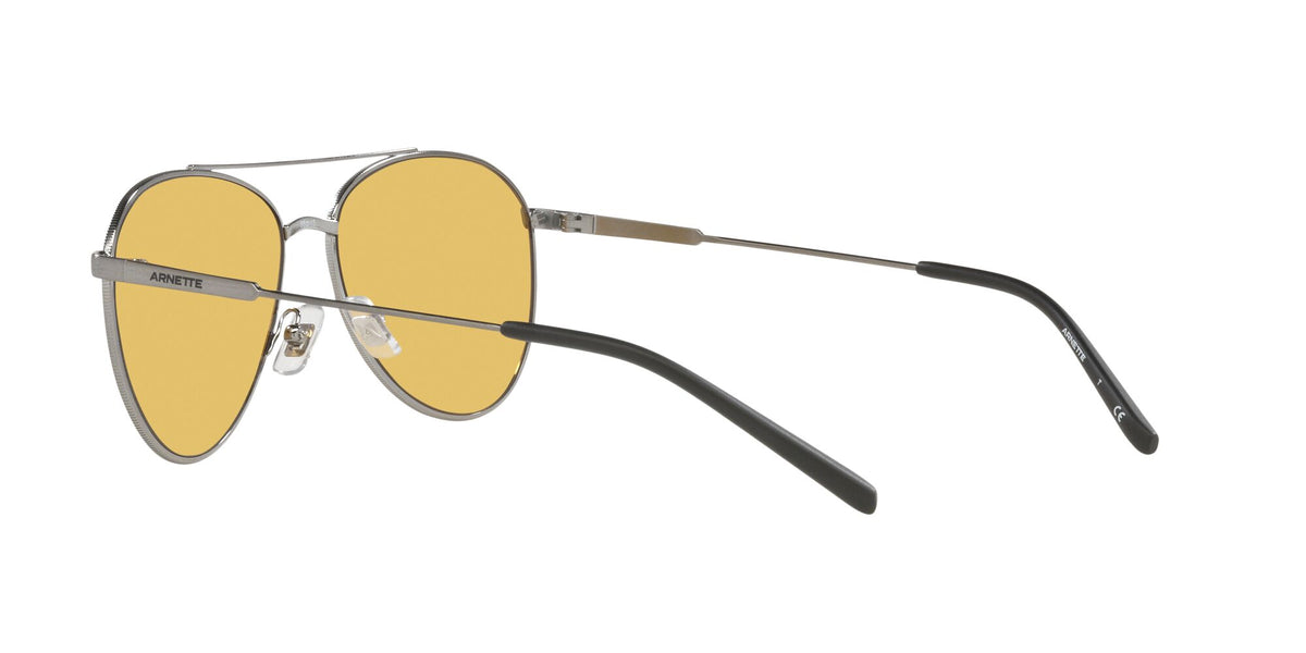 Arnette Sidecar 0AN3085 738/85 58 Brushed Gunmetal / Yellow 58 / Plastic / Metal