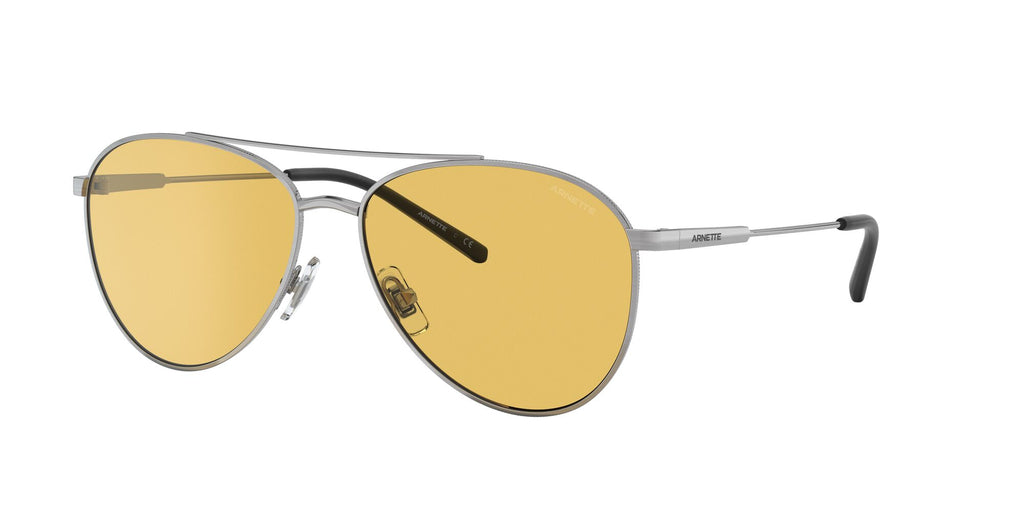 Arnette Sidecar 0AN3085 738/85 58 Brushed Gunmetal / Yellow 58 / Plastic / Metal